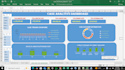 design an interactive excel dashboard for data trends and analysis