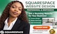 create squarespace ecommerce website or online store
