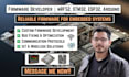 do firmware development for esp32  nrf52 stm32 arduino