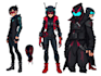 make your cyberpunk style character