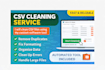 clean and automate your CSV data using my custom software