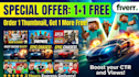 professional youtube thumbnail designer