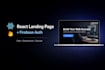 react landing page responsive firebase authentication frontend developer