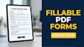 make editable, writable, fillable, change text font, redesign pdf form