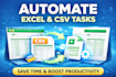 automate your CSV, excel, and file tasks with python