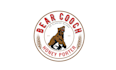 design super bear coach beer label logo