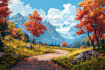 create professional landscape digital art