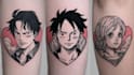 make comic cartoon anime tattoo design