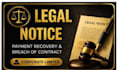 draft a strong legal notice for payment recovery, breach of contract