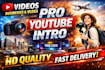 make trendy intro like top youtubers