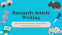 do research article writing