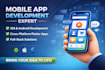 develop professional mobile app development android, ios flutter expert