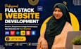 develop website, full stack developer, website development, front end developer