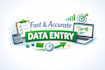 do accurate data entry, copy paste, excel and web research