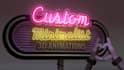 do custom minimalist 3d animations
