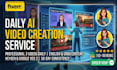 daily ai video creation service