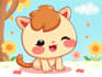 draw a cute and funny cartoon illustration
