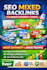 do SEO mixed backlinks for website authority and traffic