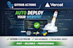 deploy your website automatically using github actions and vercel