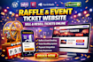 create wordpress raffle website, event tickets selling reselling website