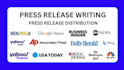 do press release writing and press release distribution
