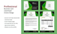design business card, letterhead and invoice