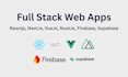 develop web app in reactjs, nextjs, vuejs, nuxtjs, supabase, firebase
