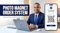 set up a white label photo magnet order system with a qr code, admin panel