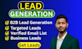 do b2b lead generation, linkedin leads and prospect list