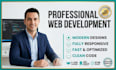 build custom website as full stack website developer, website template