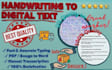 do professional handwriting to text and data entry