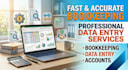 do bookkeeping, bank reconciliation, and data entry
