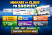 migrate copy clone wordpress woocommerce wix weebly jimdo zenfolio to shopify