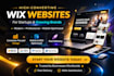 design, redesign, and optimize your wix website, wix studio, and seo expert