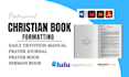 design, format christian ebook, daily devotion, prayer book journal, amazon kdp