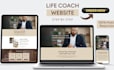 design a coaching website for a life coach, consultant, speaker, trainer website
