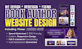 do book author website ebook website wordpress landing page author landing page
