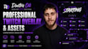 design professional twitch overlays and assets