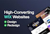 design a high converting wix website and wix website redesign