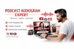 create podcast audiogram video with waveform captions for promotion