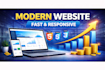 design and develop responsive websites using HTML, CSS, and python