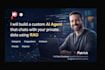 build a custom ai agent that chats with your private data using rag