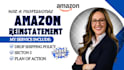 fix amazon account suspension, section 3, related account, and IP complaint
