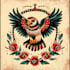 makea unique tattoo design,neo traditional, old school
