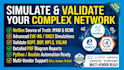 simulate and analyze complex networks using netbox gns3 and eve ng