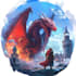 do fantasy game logo