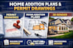 do home addition permit drawing room addition architectural plan