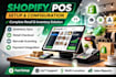 setup shopify pos, inventory sync, retail checkout and store configuration