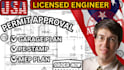 licensed engineer, USA pe stamp approval