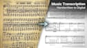 transcribe or transpose your music to musescore and professional sheet music